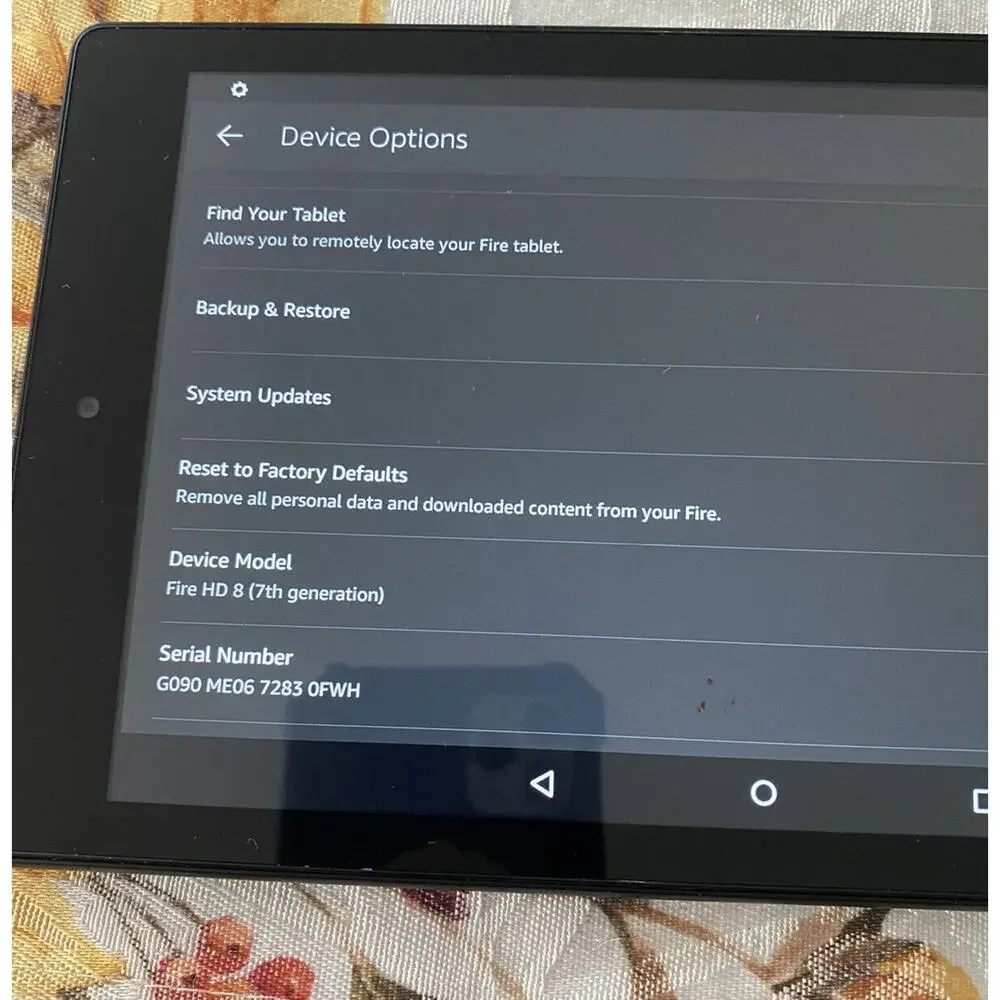 Amazon fire HD seven generation And Second Generation